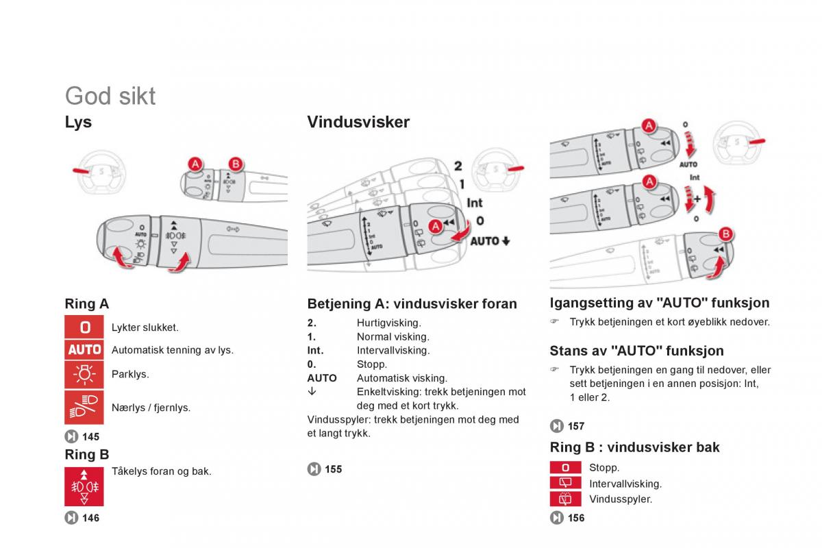 Citroen DS5 bruksanvisningen / page 20