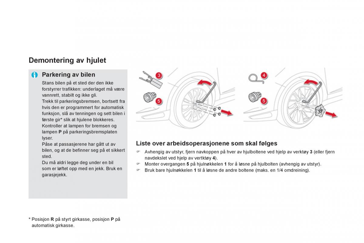 Citroen DS5 bruksanvisningen / page 208