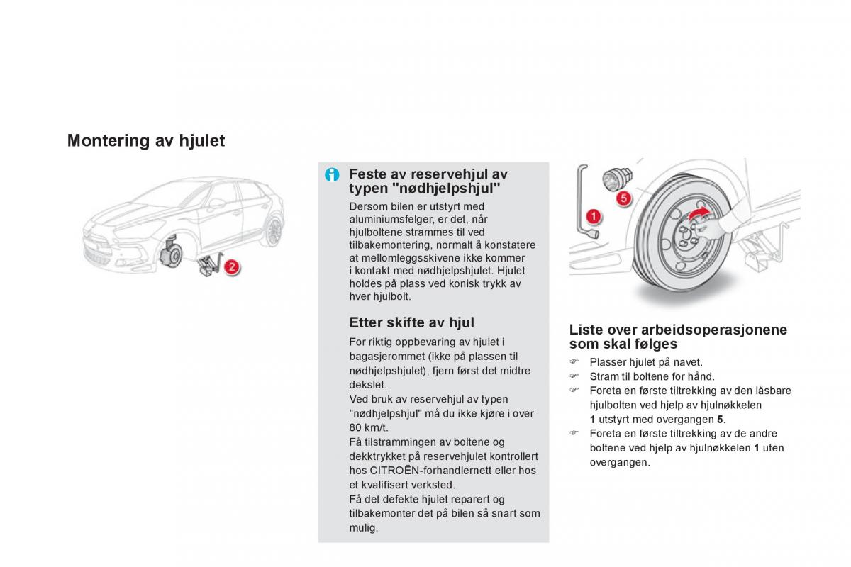 Citroen DS5 bruksanvisningen / page 210