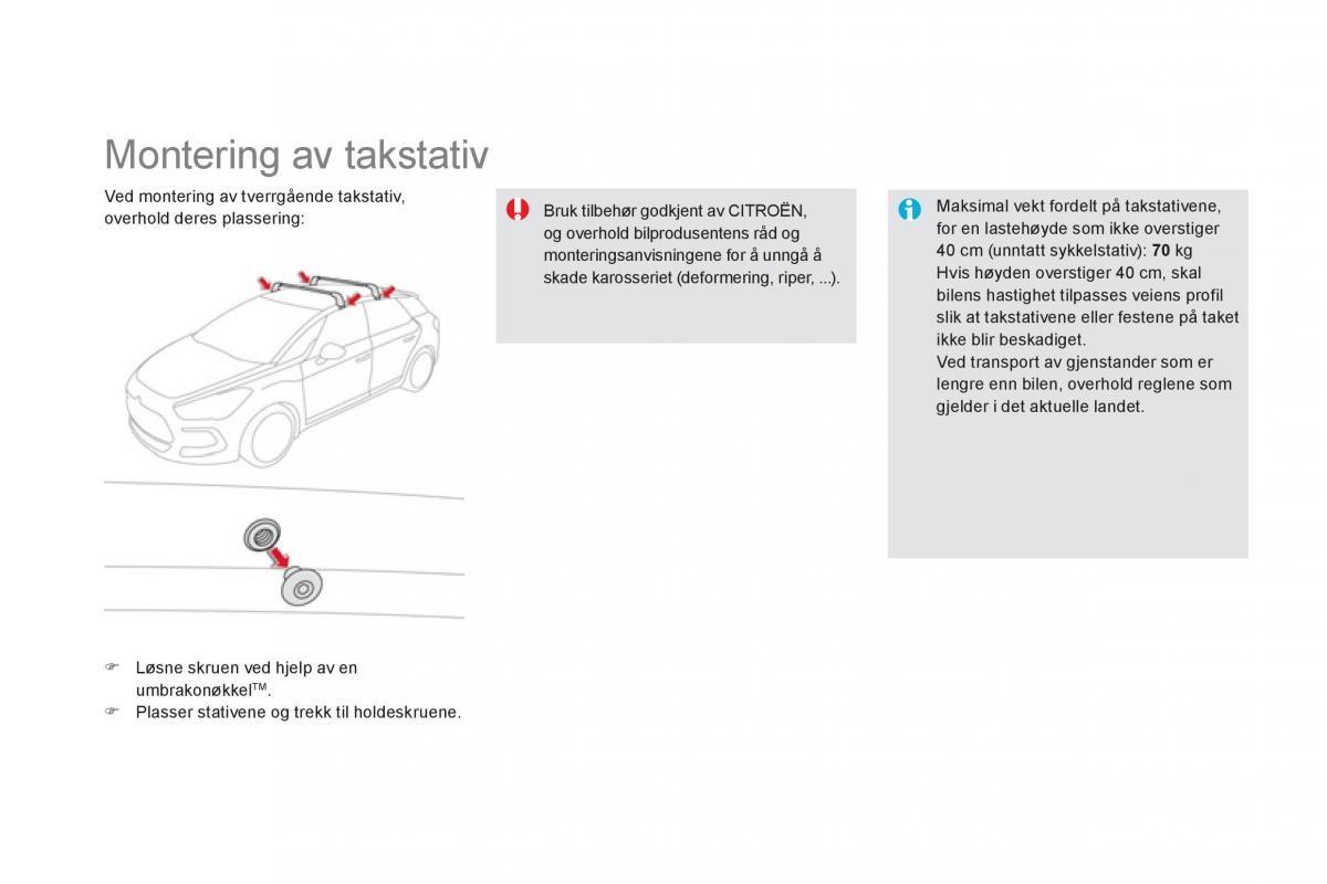 Citroen DS5 bruksanvisningen / page 232