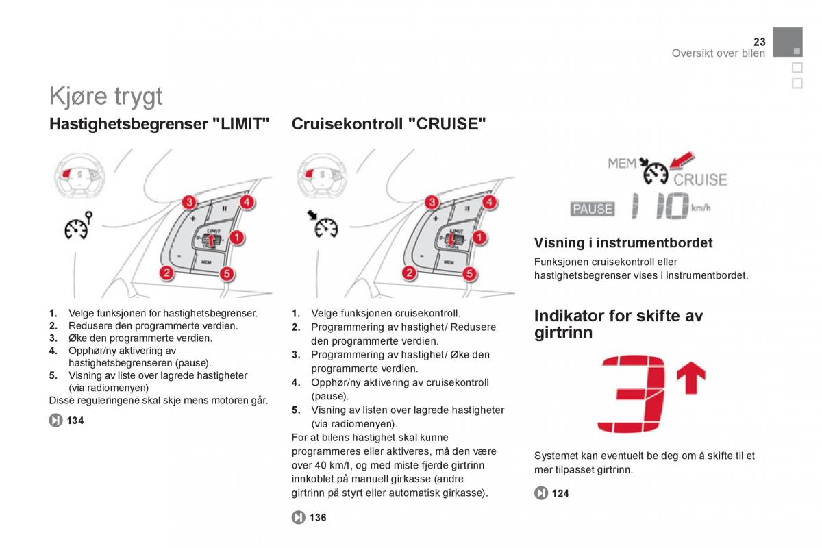 Citroen DS5 bruksanvisningen / page 25