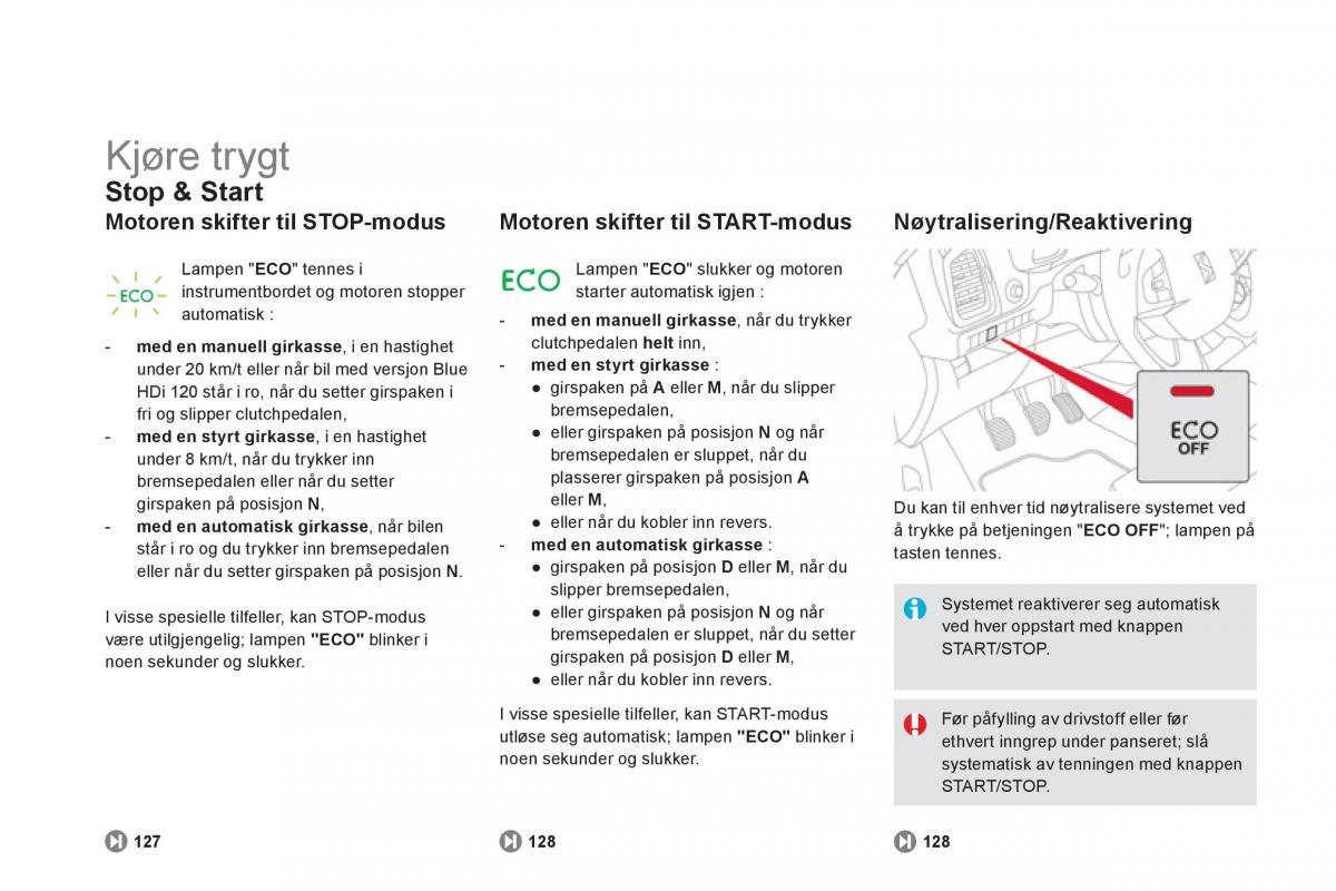 Citroen DS5 bruksanvisningen / page 26