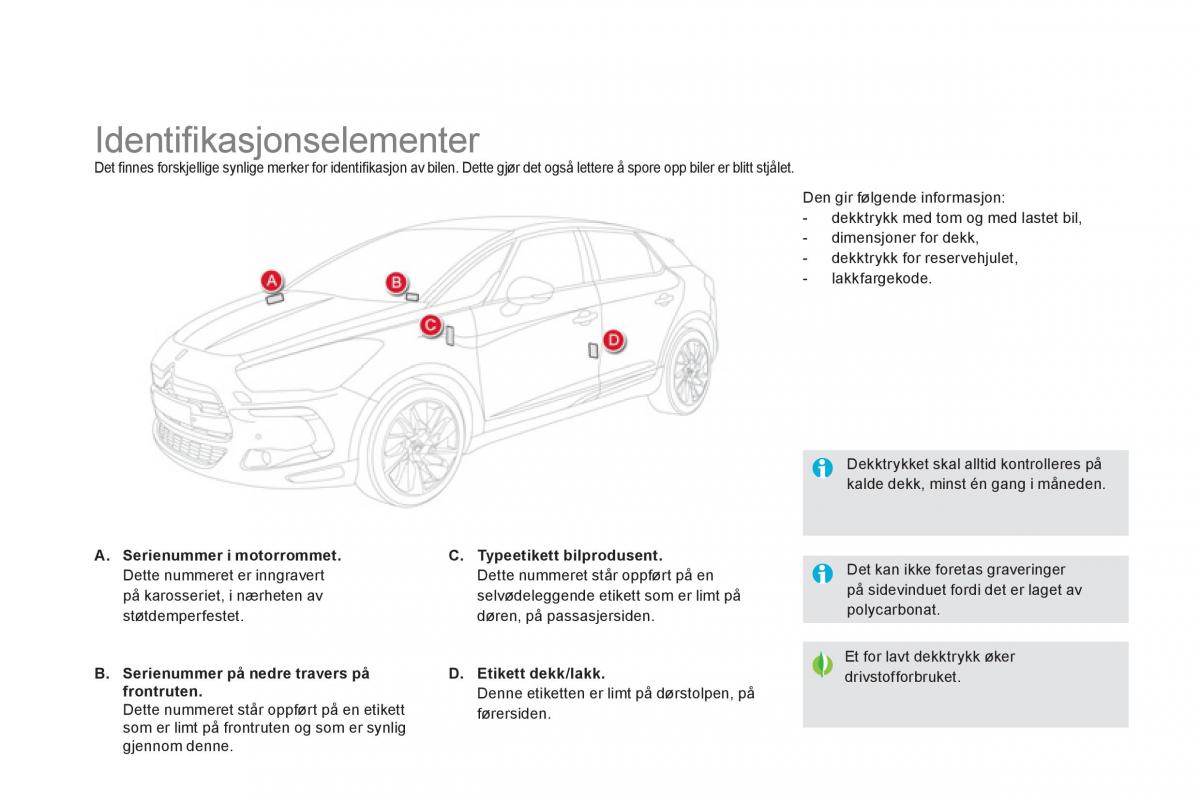 Citroen DS5 bruksanvisningen / page 262