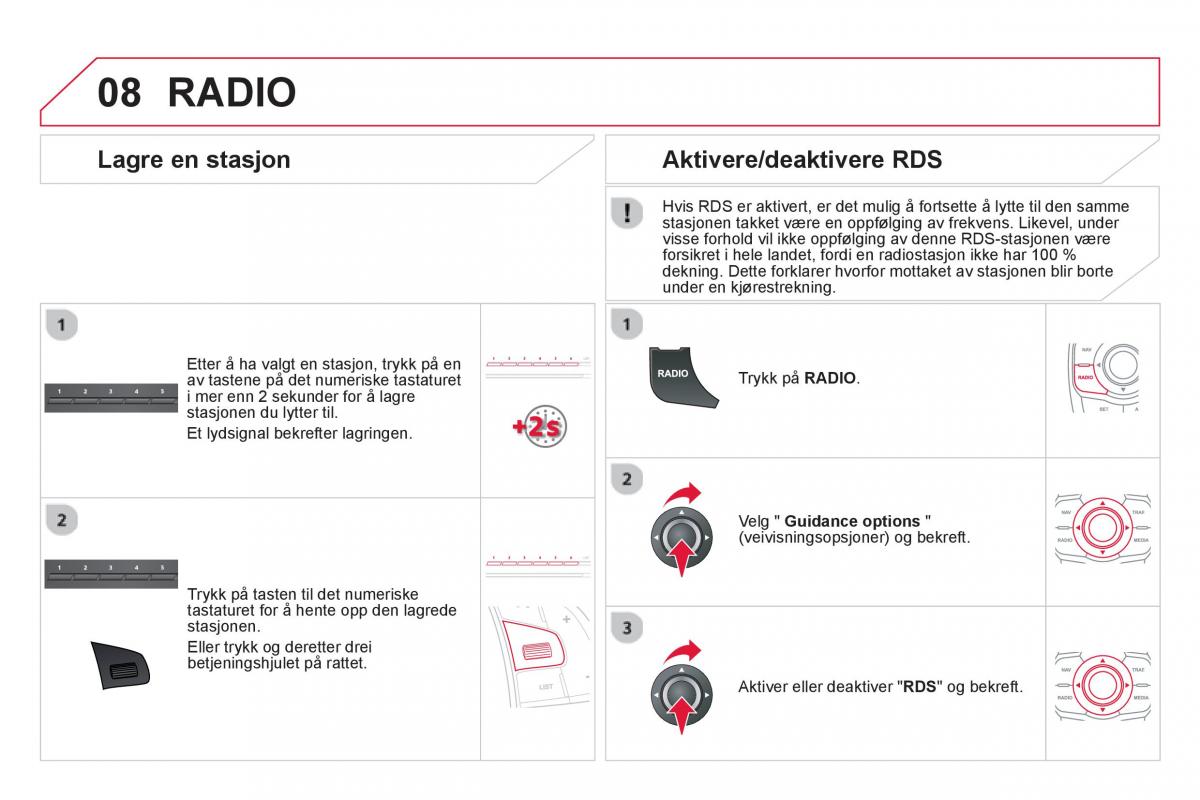 Citroen DS5 bruksanvisningen / page 304