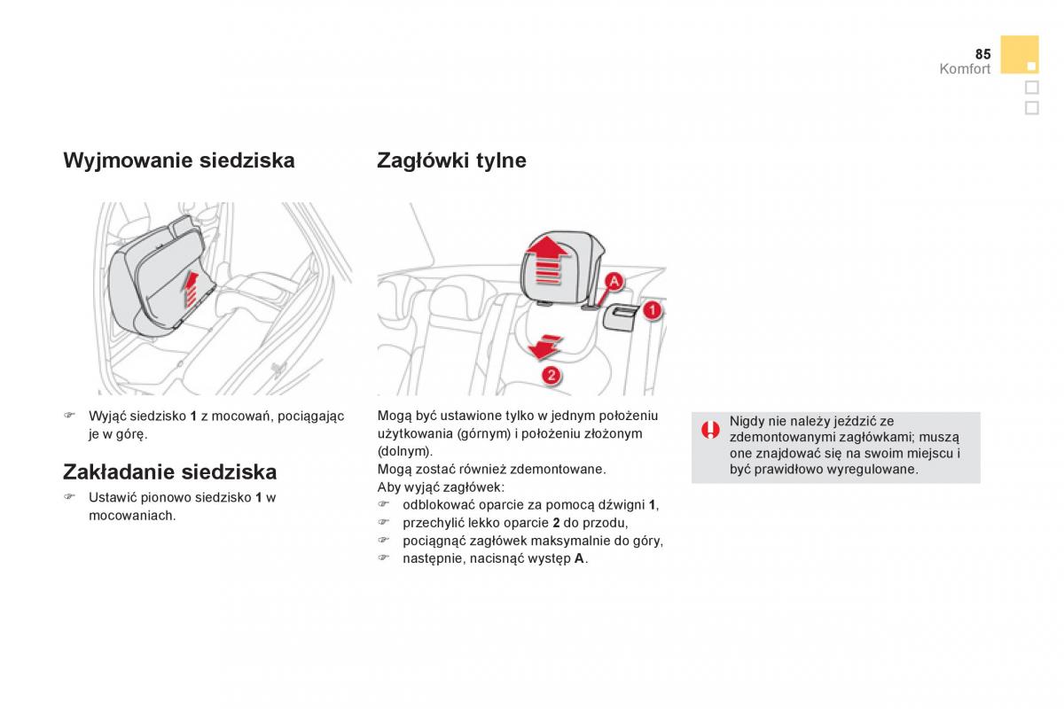 Citroen DS5 instrukcja obslugi / page 87