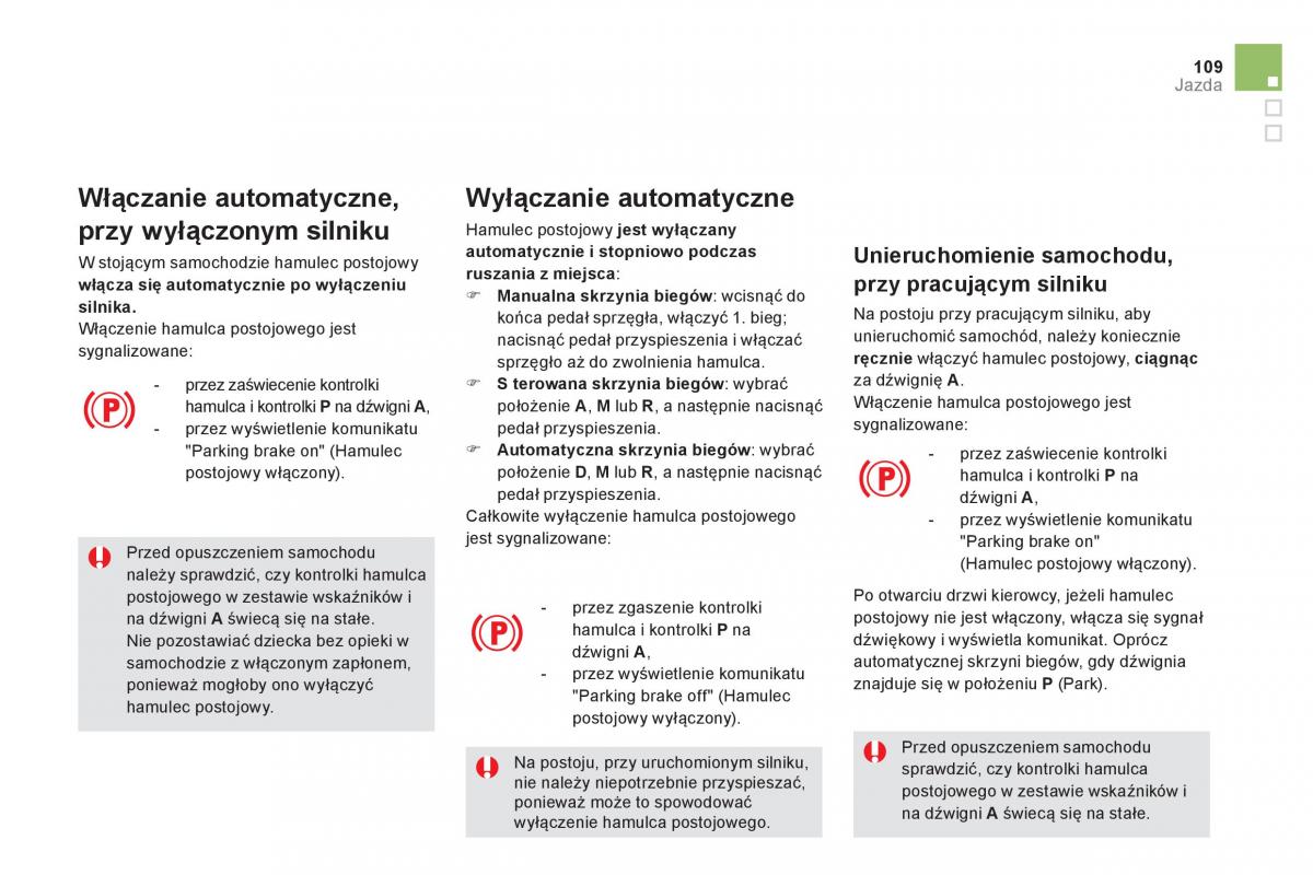 Citroen DS5 instrukcja obslugi / page 111