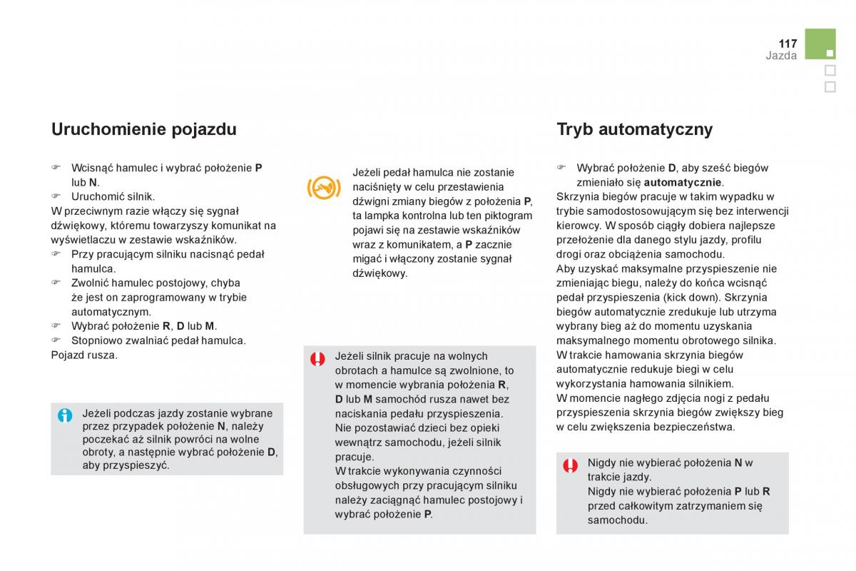 Citroen DS5 instrukcja obslugi / page 119