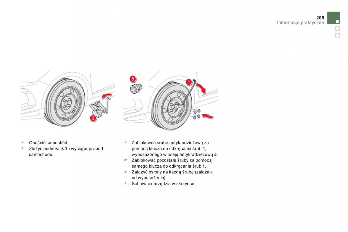 Citroen DS5 instrukcja obslugi / page 211