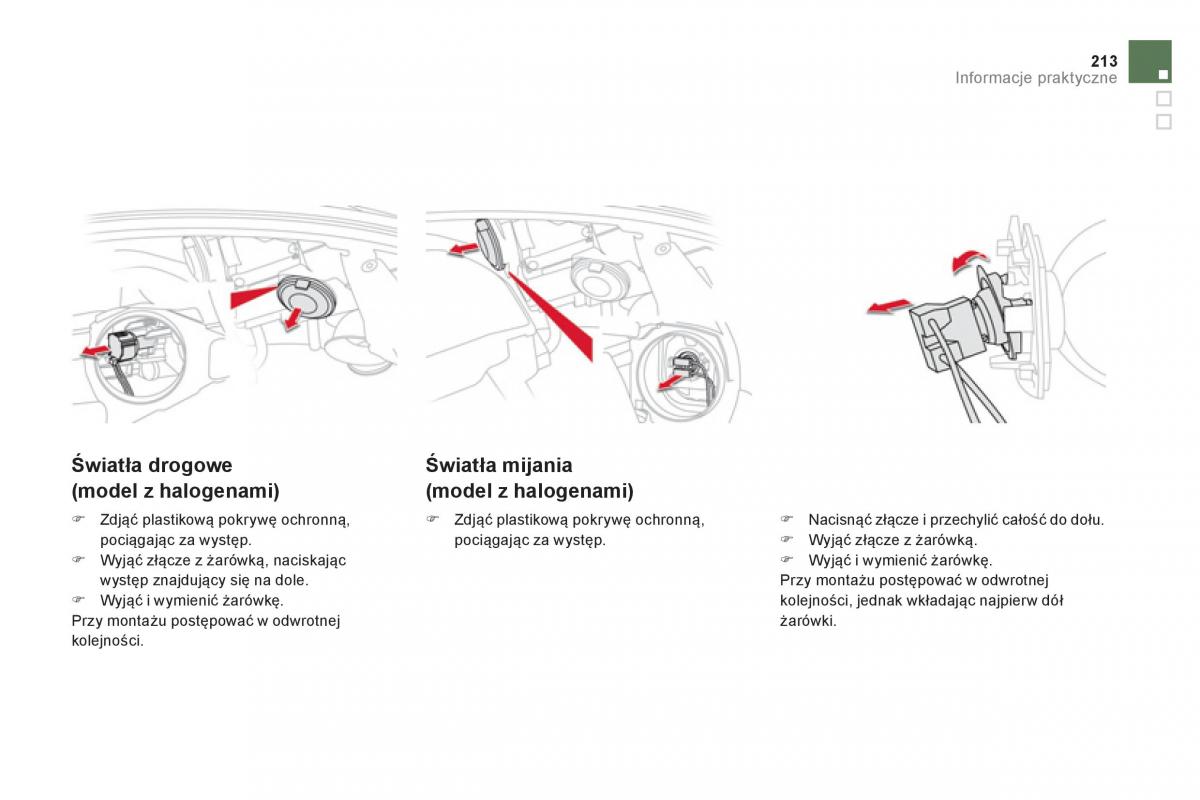 Citroen DS5 instrukcja obslugi / page 215