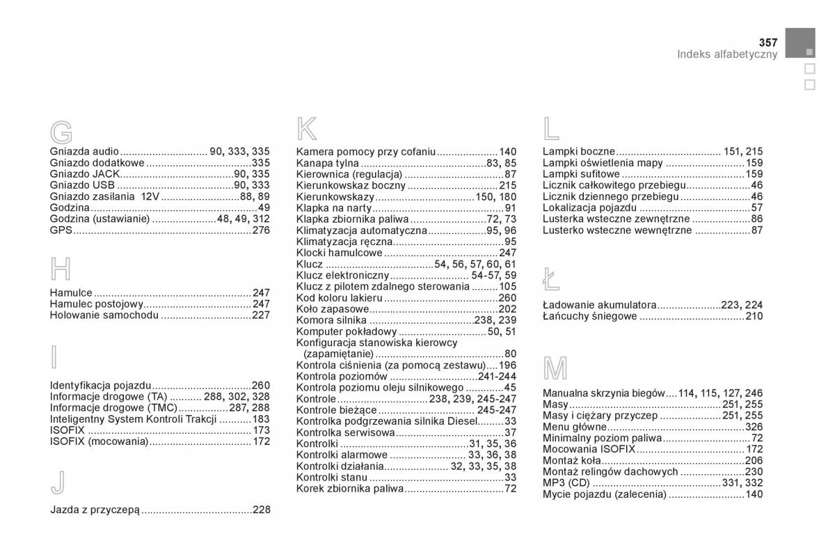 Citroen DS5 instrukcja obslugi / page 359