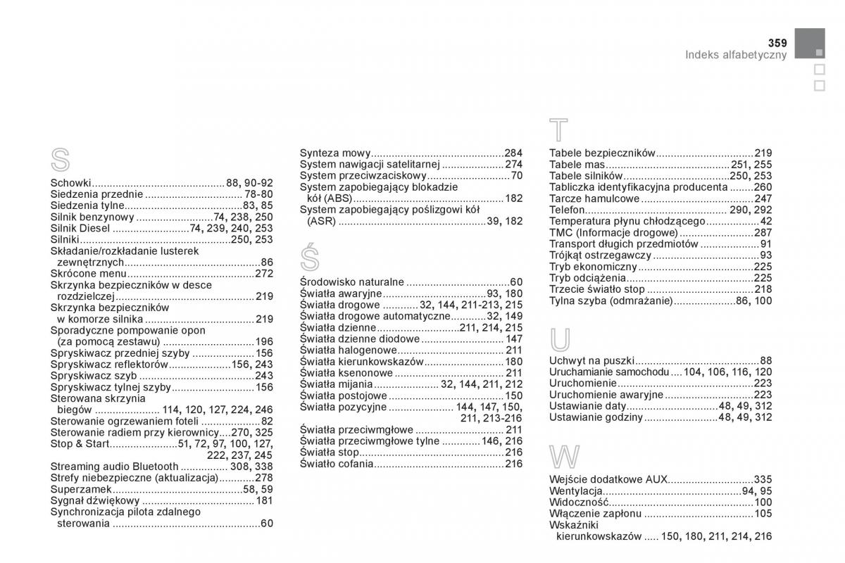 Citroen DS5 instrukcja obslugi / page 361