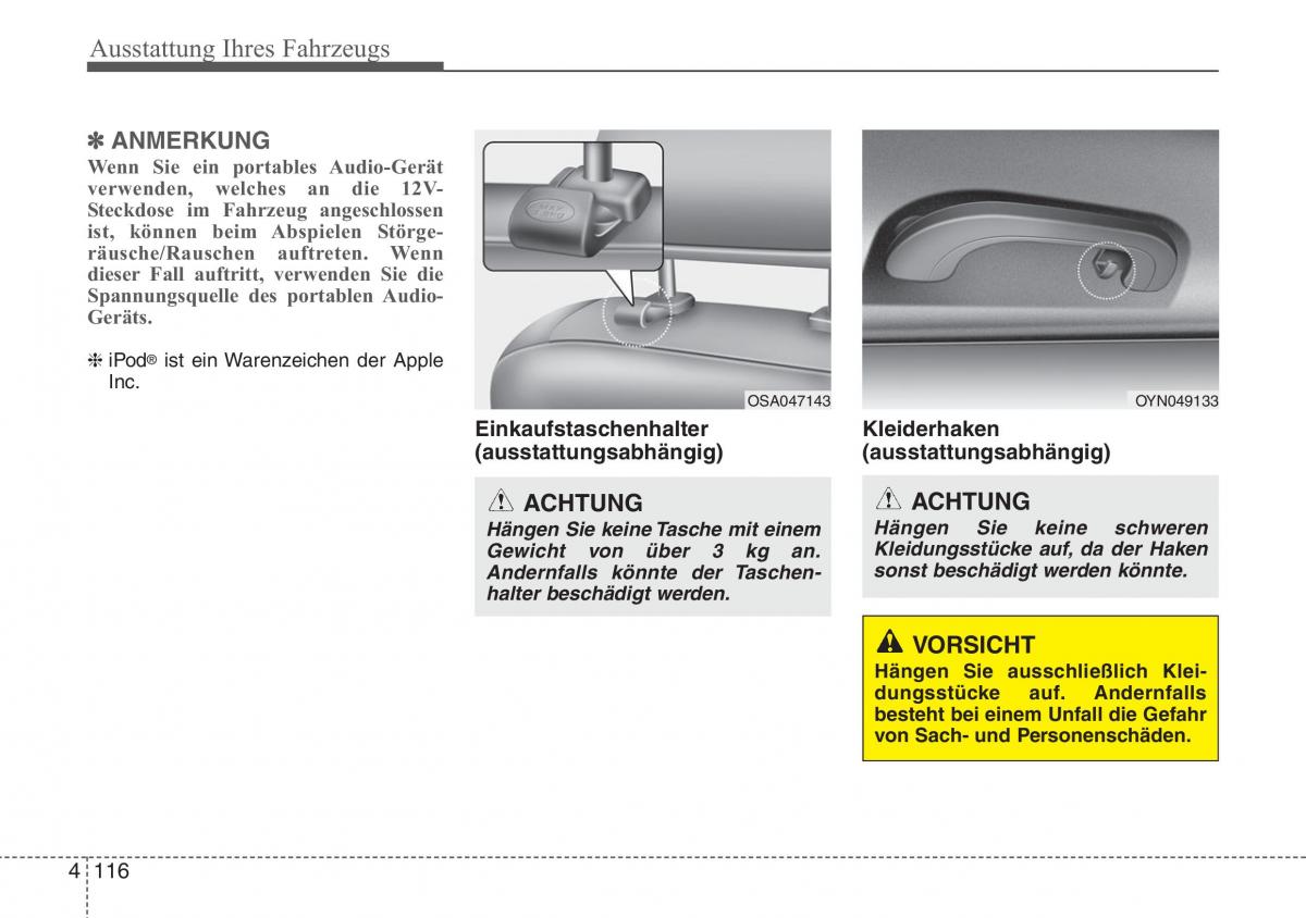 Hyundai ix20 Handbuch / page 201