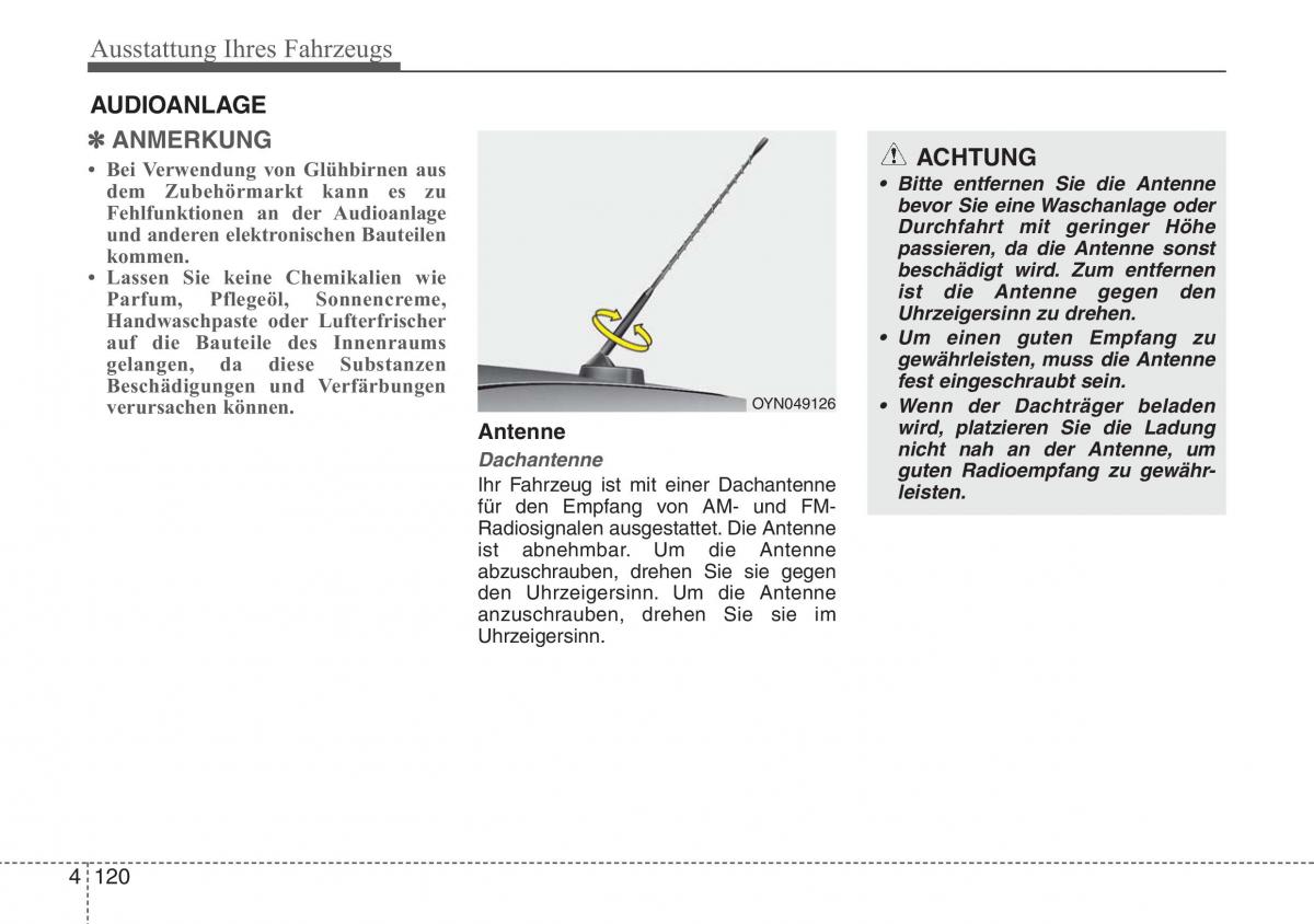 Hyundai ix20 Handbuch / page 205