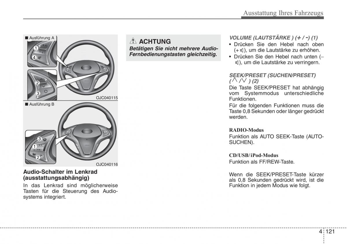 Hyundai ix20 Handbuch / page 206