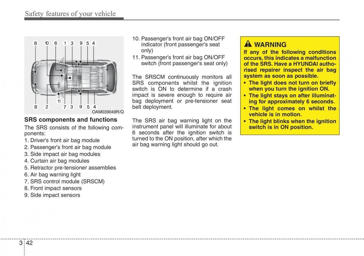 Hyundai ix20 owners manual / page 59