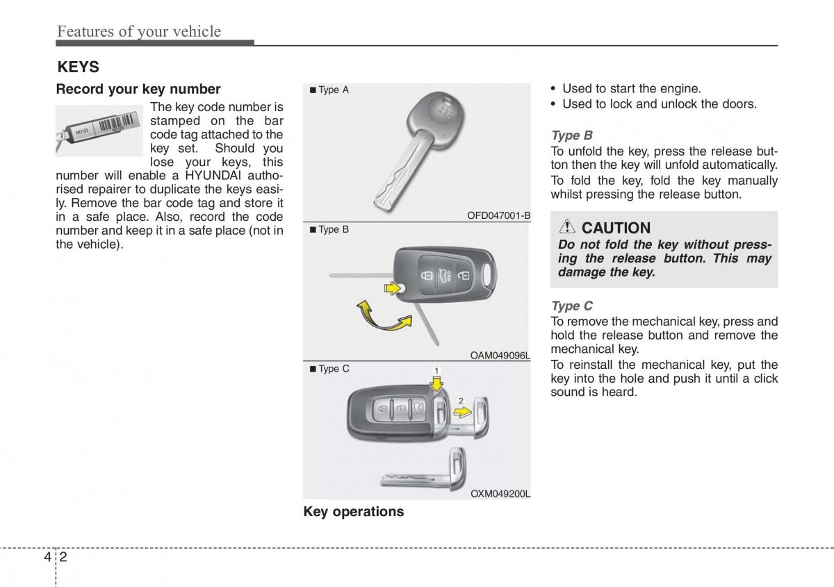 Hyundai ix20 owners manual / page 78