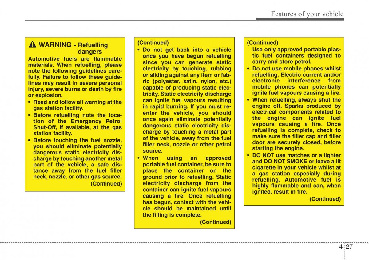 Hyundai ix20 owners manual / page 103