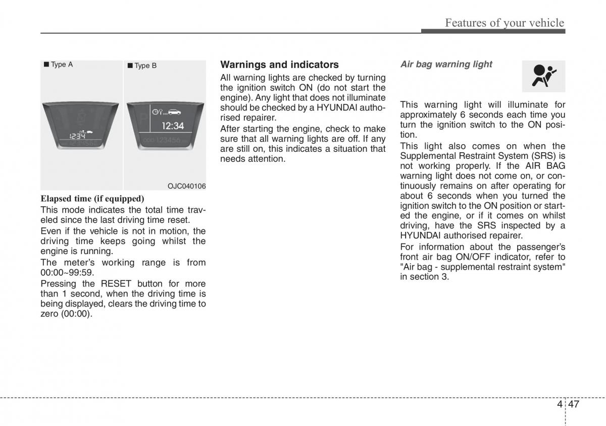 Hyundai ix20 owners manual / page 123