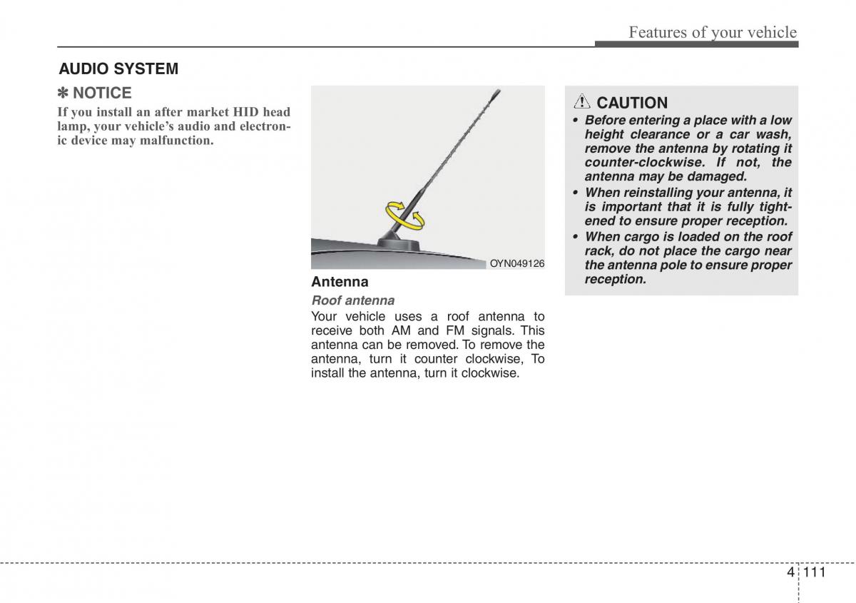 Hyundai ix20 owners manual / page 187