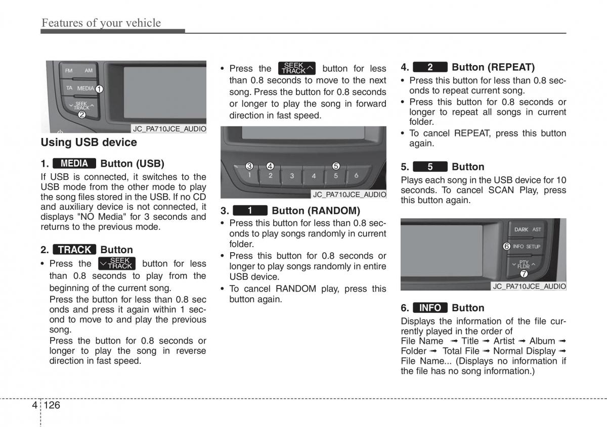 Hyundai ix20 owners manual / page 202