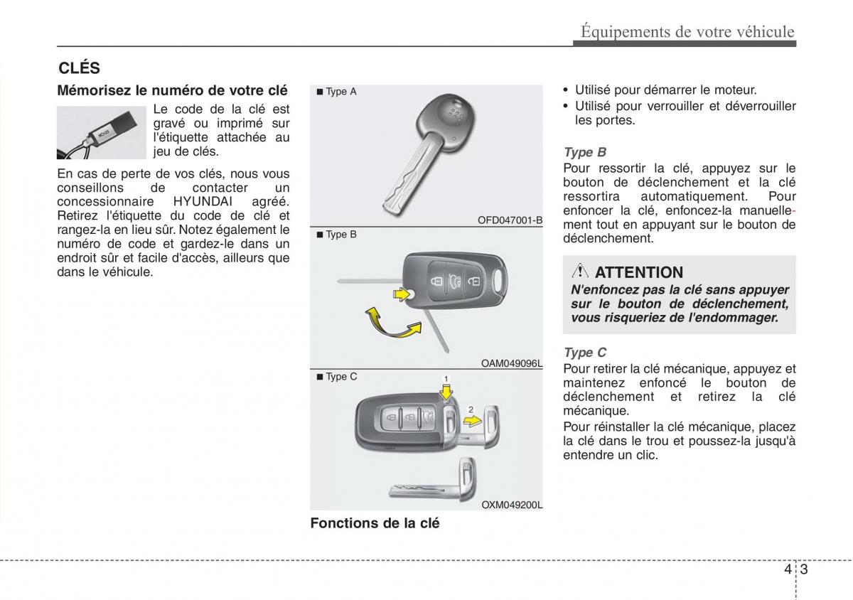 Hyundai ix20 manuel du proprietaire / page 86