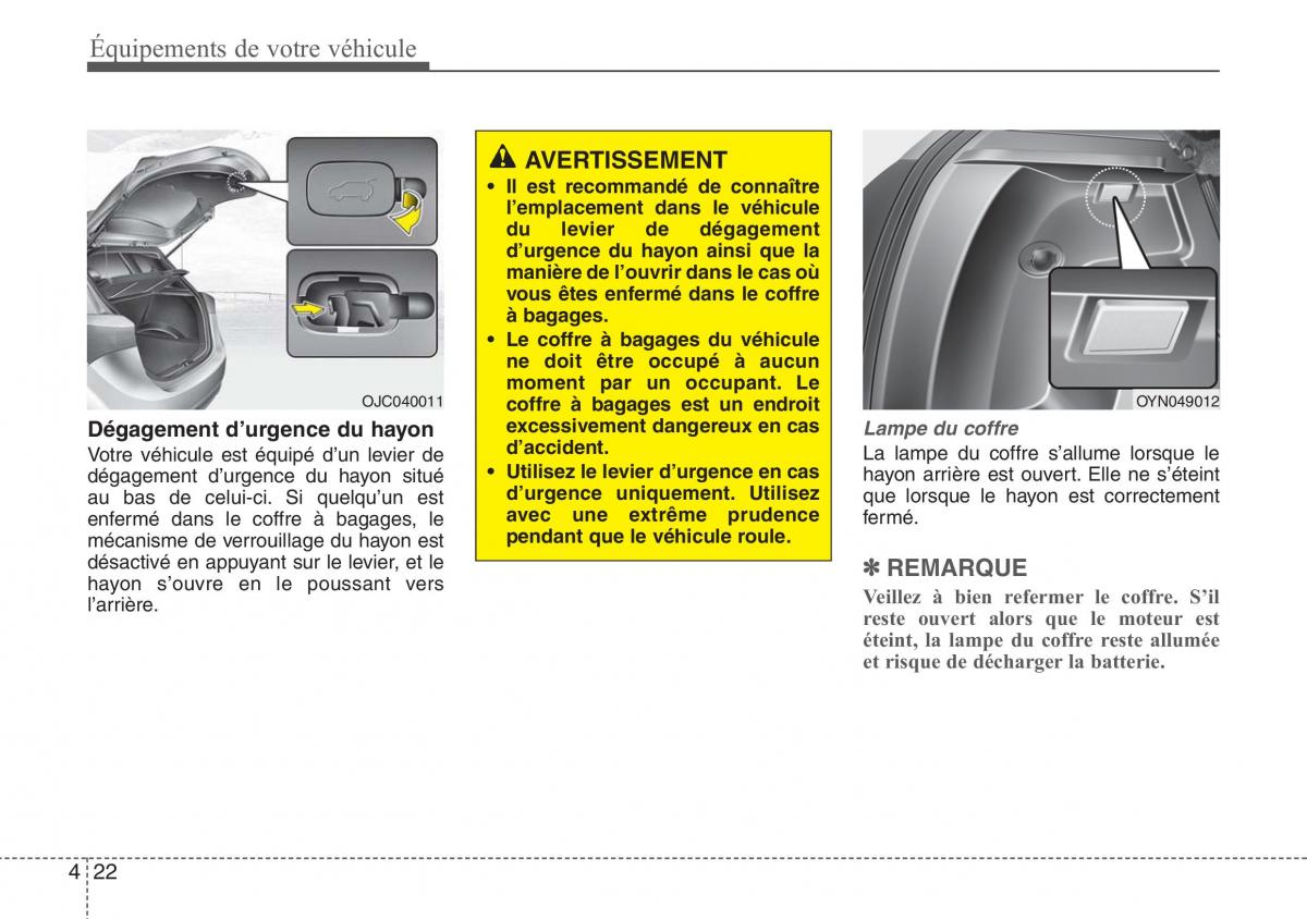 Hyundai ix20 manuel du proprietaire / page 105