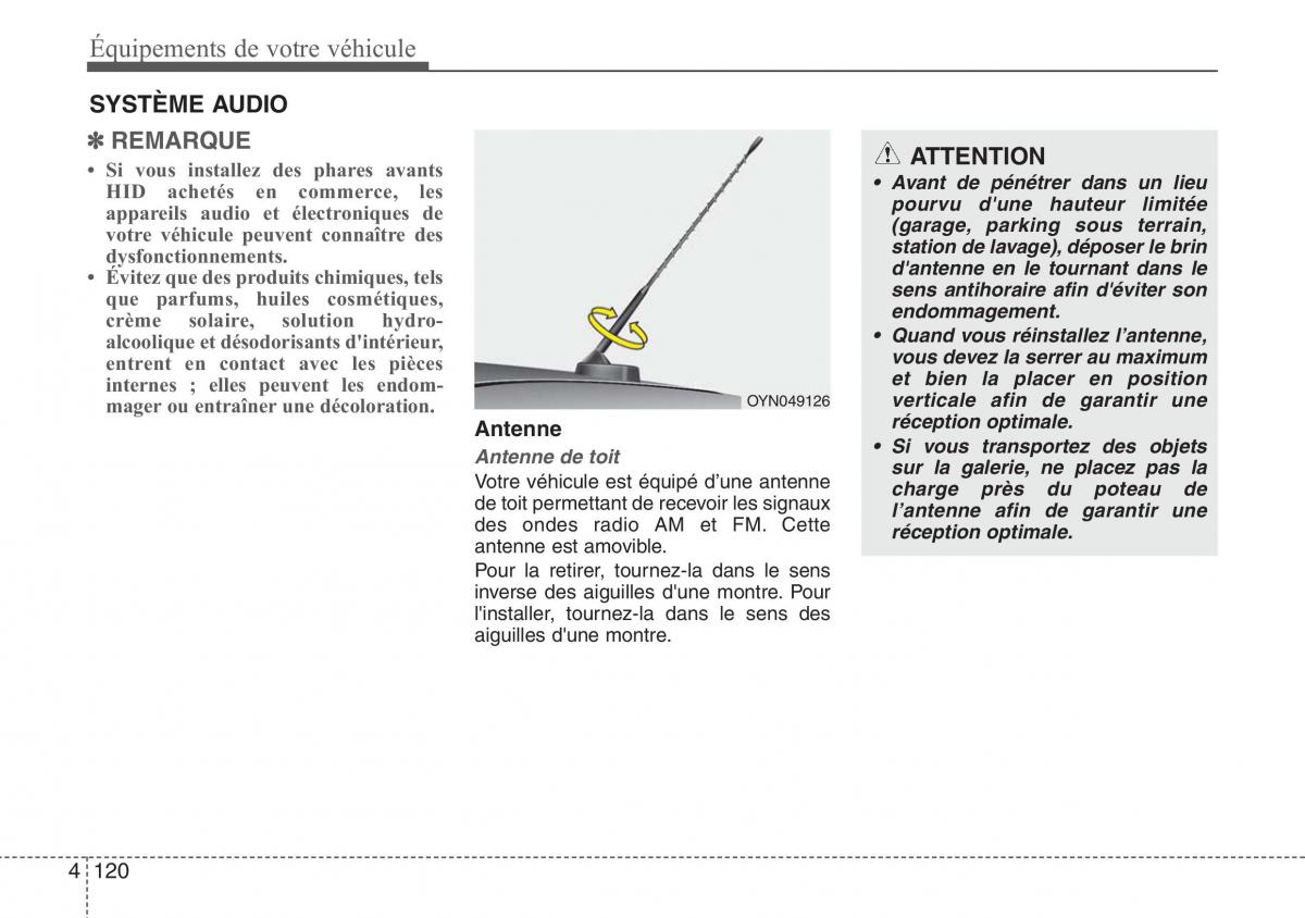 Hyundai ix20 manuel du proprietaire / page 203