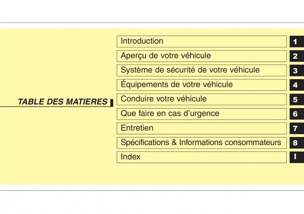 Hyundai ix20 manuel du proprietaire / page 5