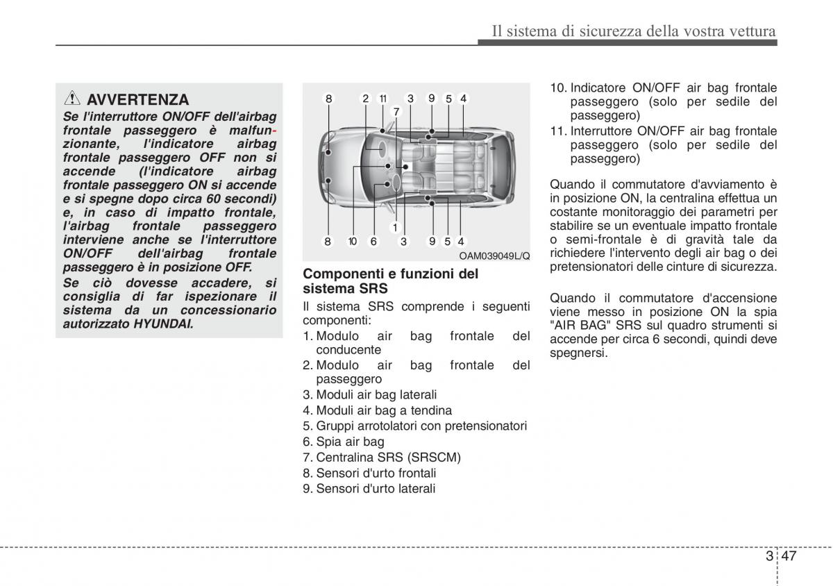 Hyundai ix20 manuale del proprietario / page 62