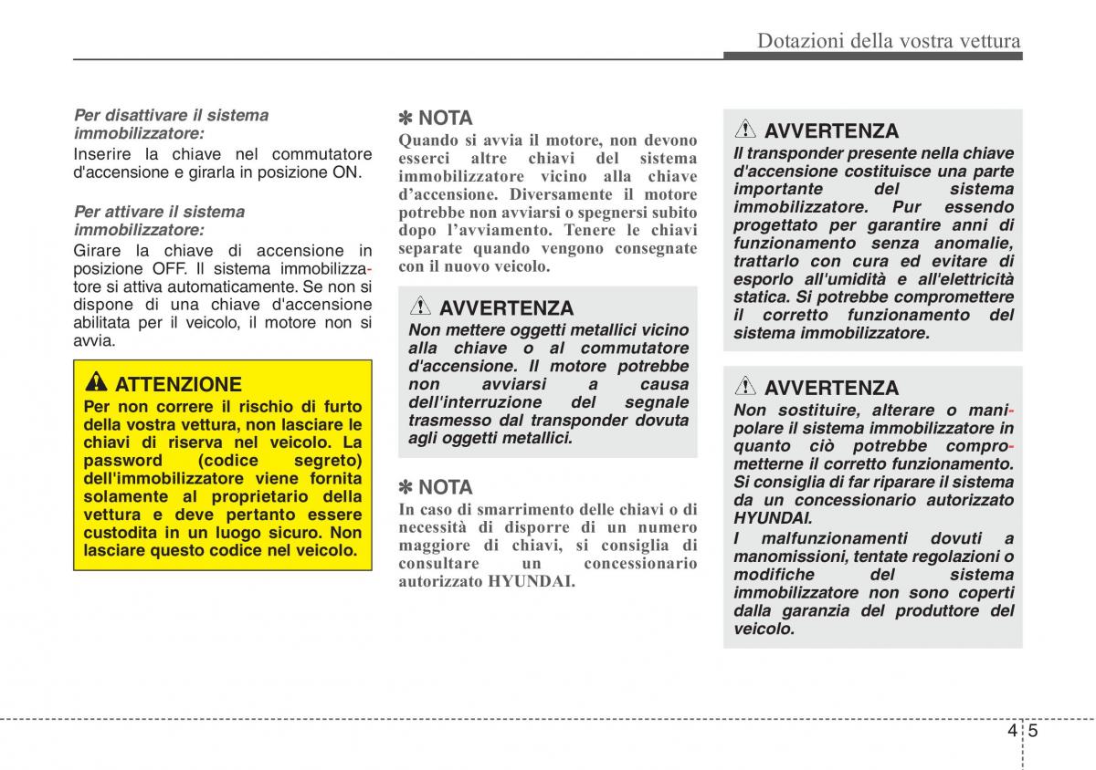 Hyundai ix20 manuale del proprietario / page 86