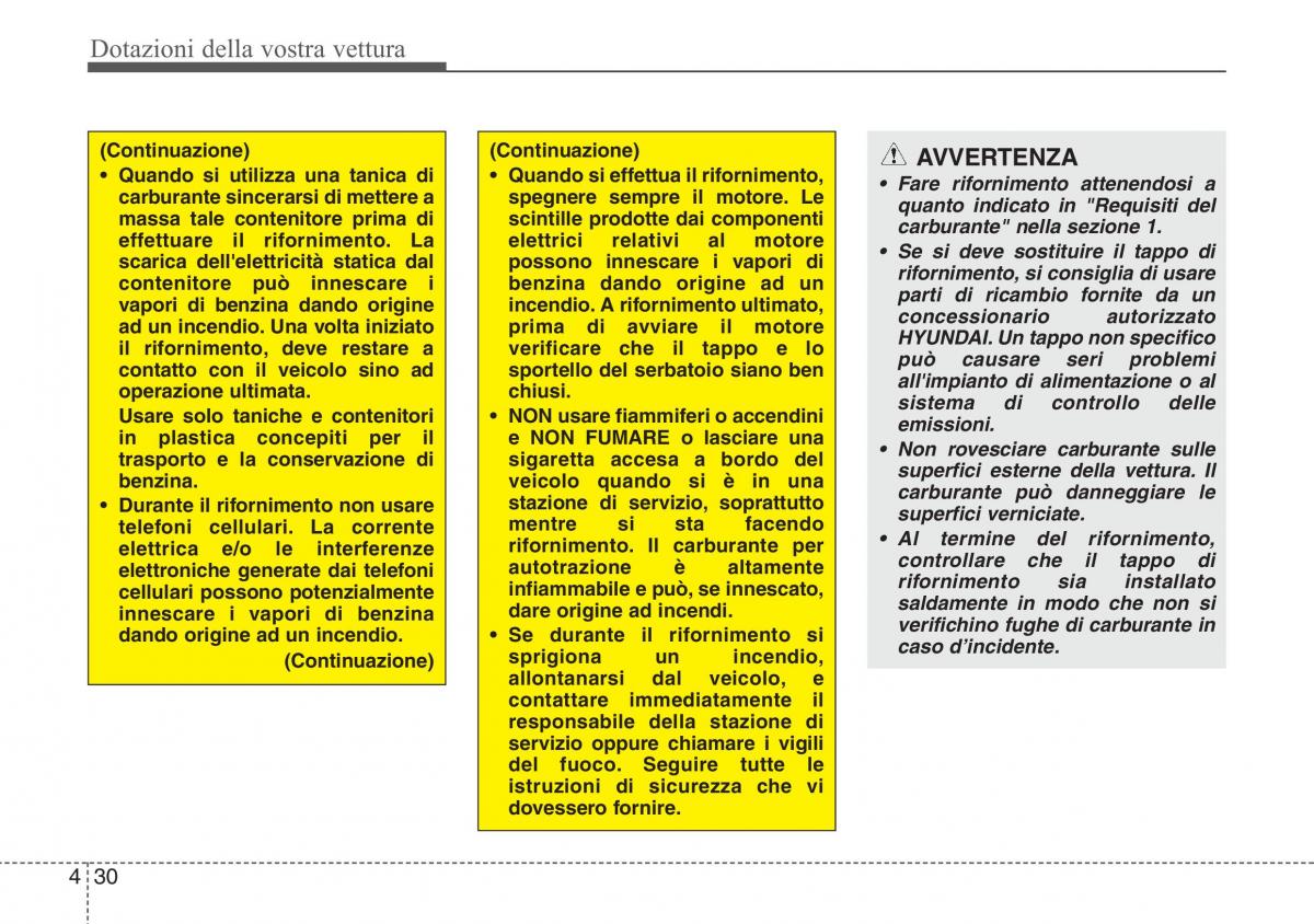 Hyundai ix20 manuale del proprietario / page 111