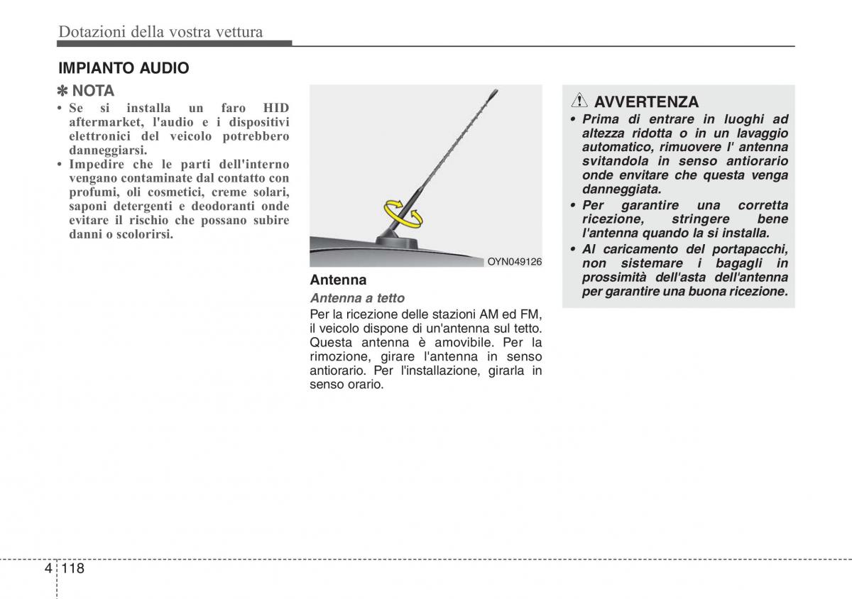 Hyundai ix20 manuale del proprietario / page 199