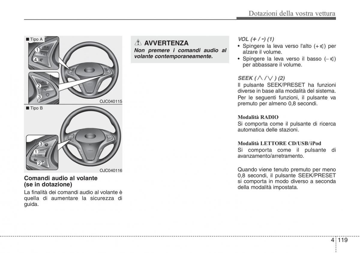 Hyundai ix20 manuale del proprietario / page 200