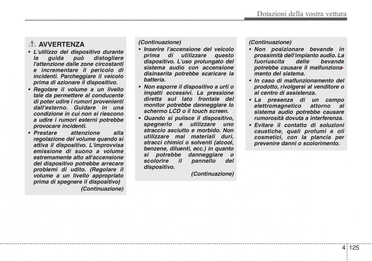 Hyundai ix20 manuale del proprietario / page 206