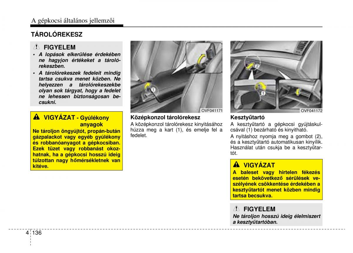 Hyundai i40 Kezelesi utmutato / page 222