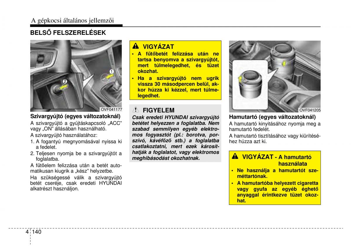 Hyundai i40 Kezelesi utmutato / page 226