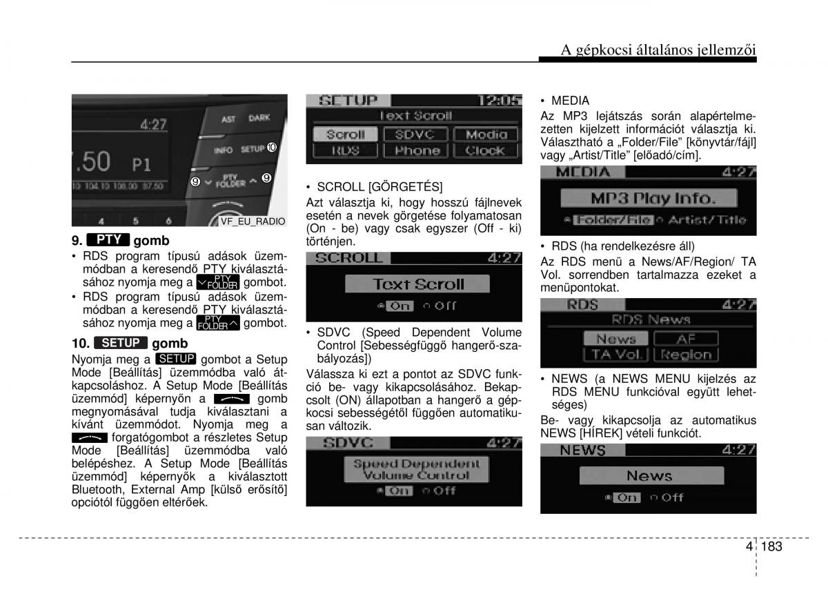 Hyundai i40 Kezelesi utmutato / page 269