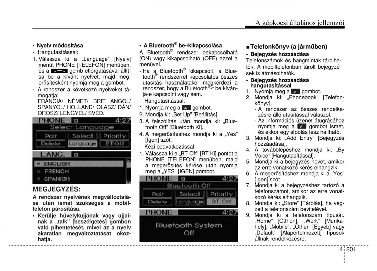 Hyundai i40 Kezelesi utmutato / page 287