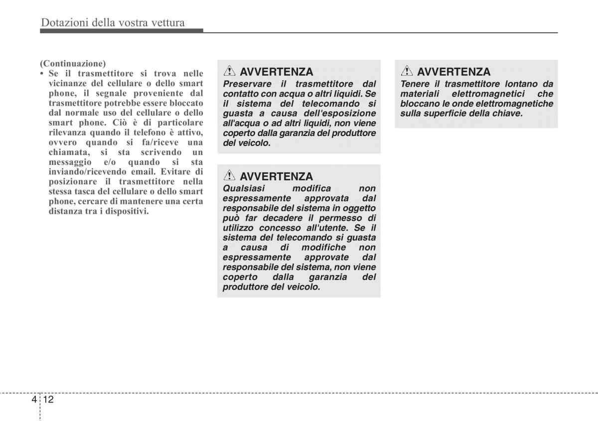 Hyundai i40 manuale del proprietario / page 102