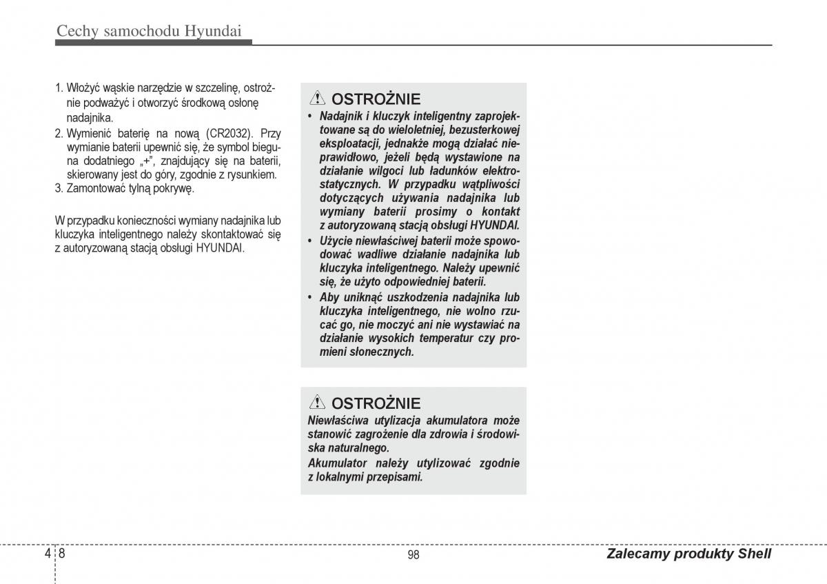 Hyundai i40 instrukcja obslugi / page 98