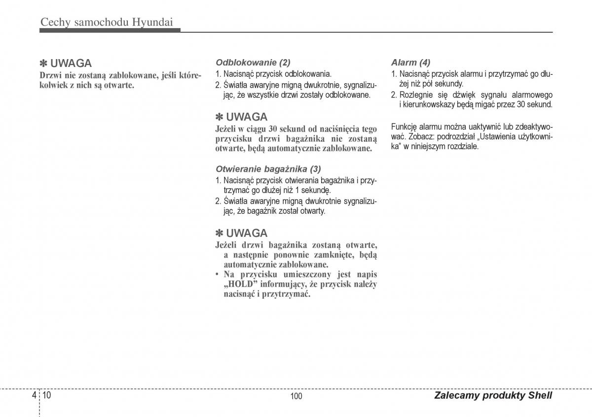 Hyundai i40 instrukcja obslugi / page 100