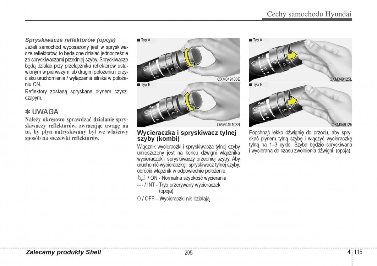 Hyundai i40 instrukcja obslugi / page 205