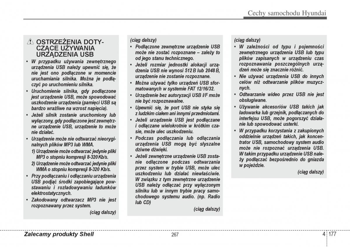 Hyundai i40 instrukcja obslugi / page 267