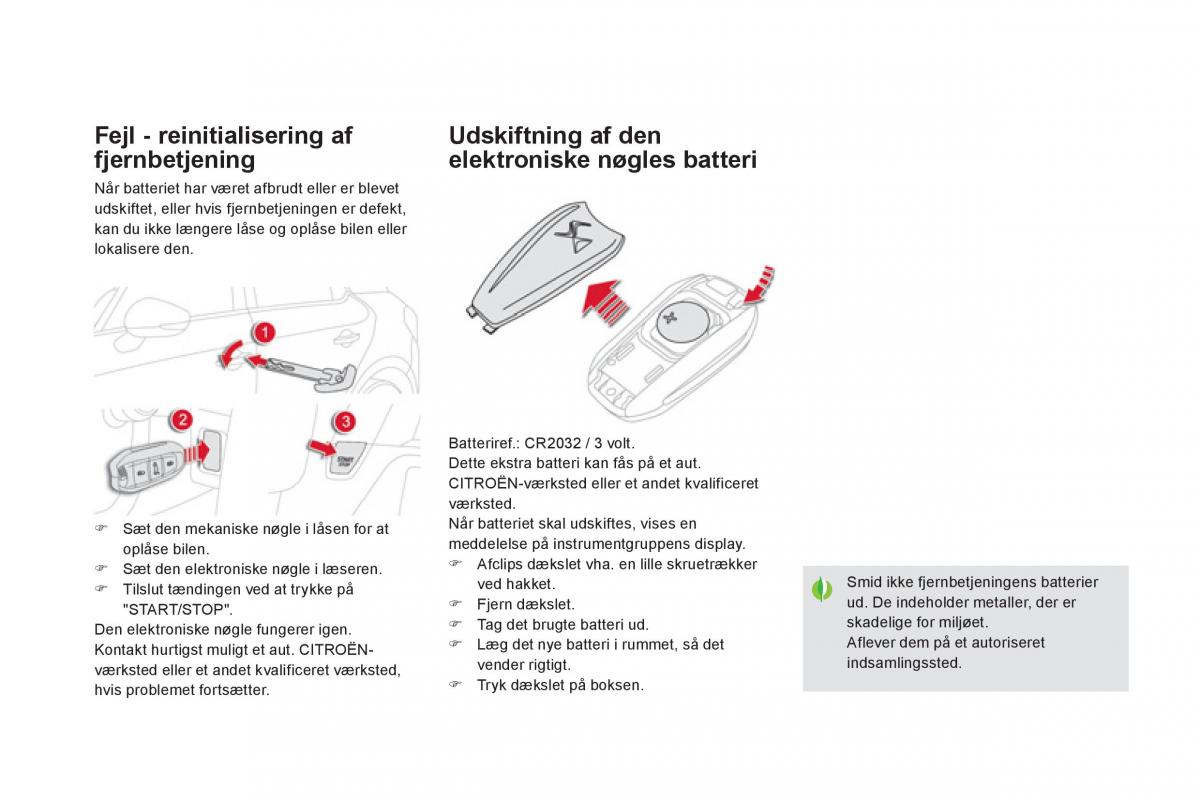 Citroen DS5 Bilens instruktionsbog / page 62