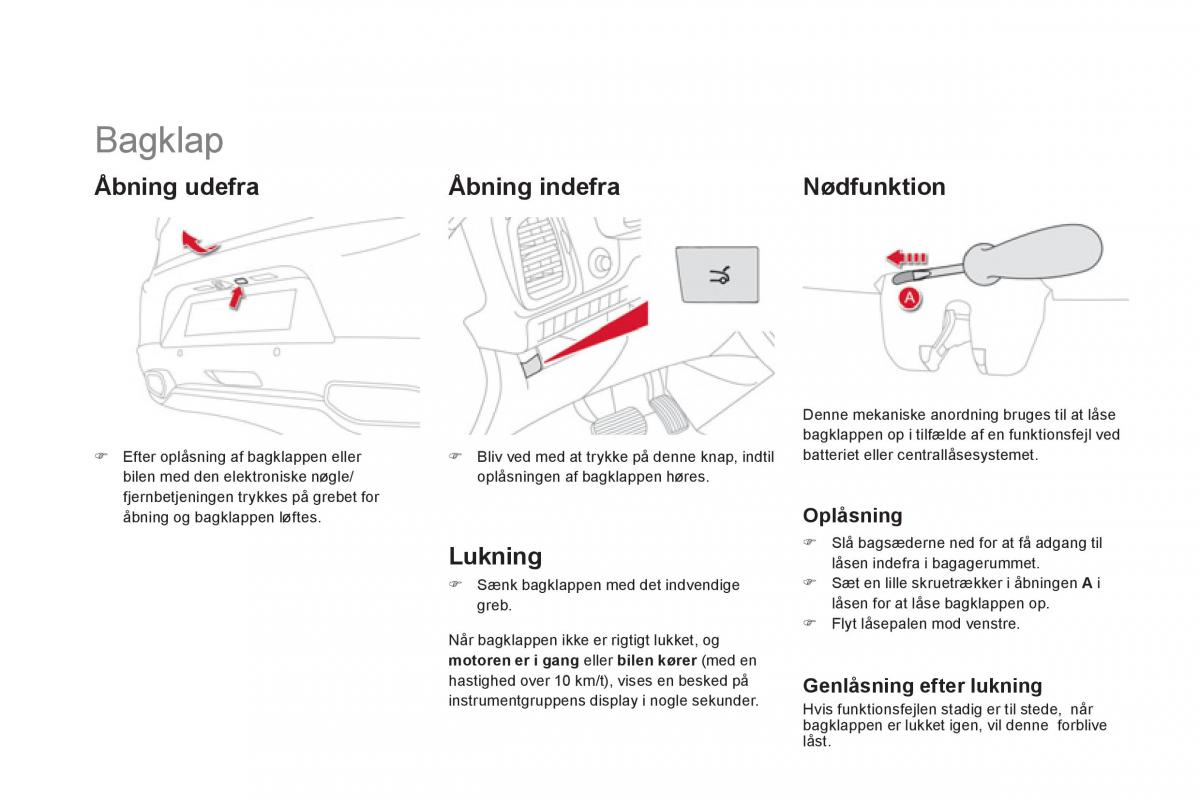 Citroen DS5 Bilens instruktionsbog / page 66