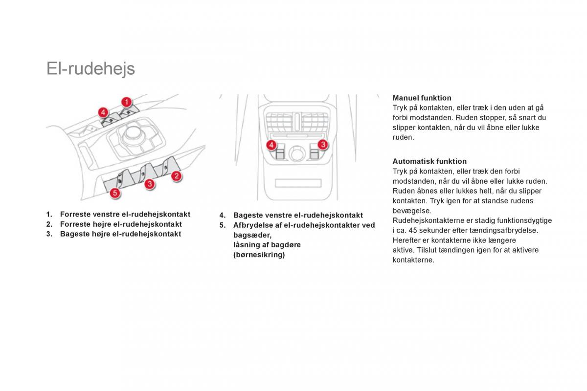 Citroen DS5 Bilens instruktionsbog / page 70