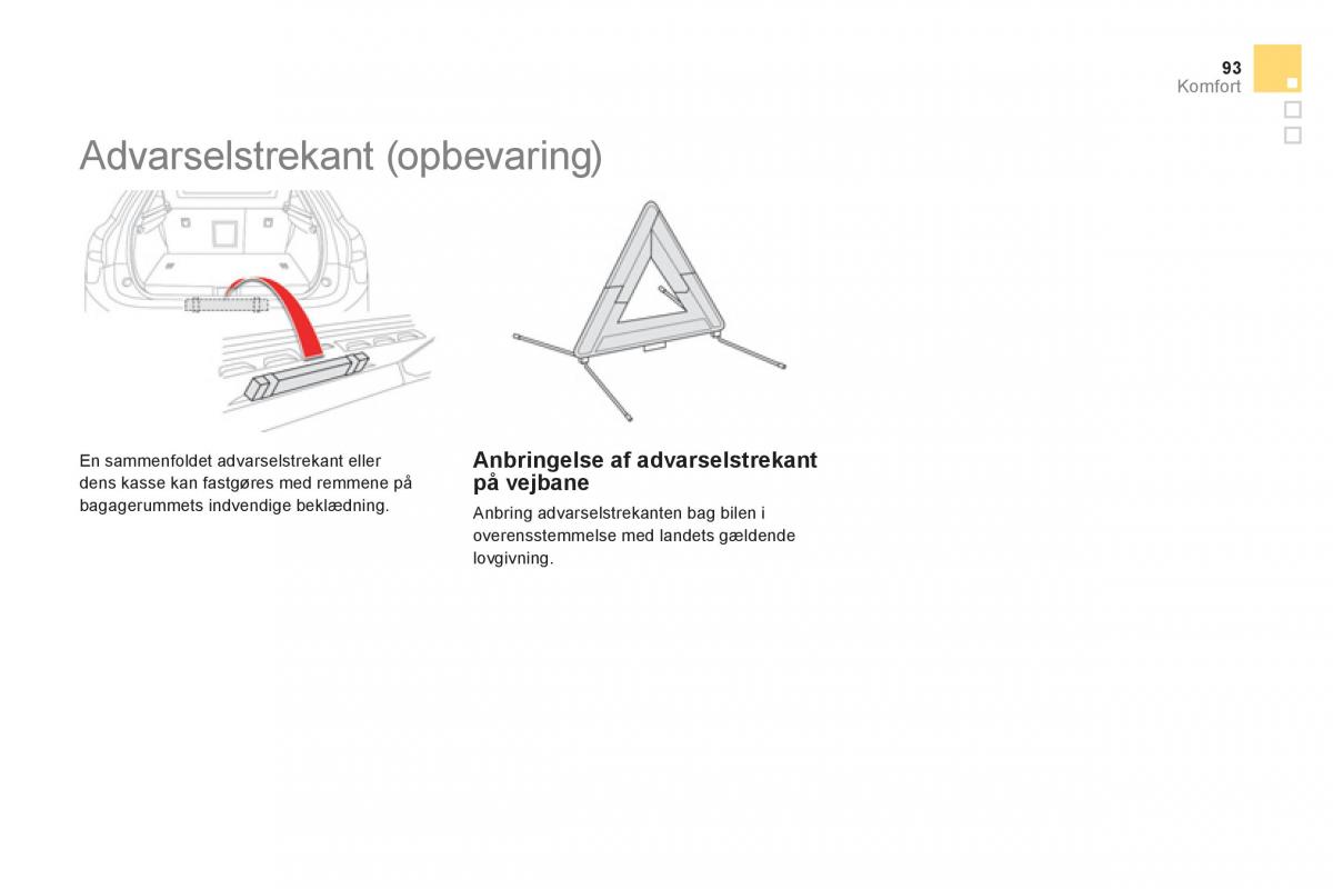 Citroen DS5 Bilens instruktionsbog / page 95