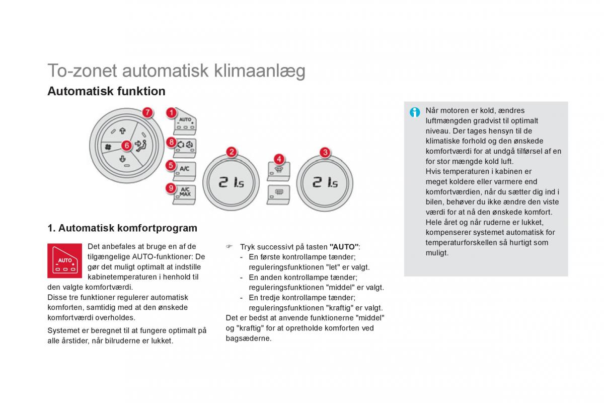 Citroen DS5 Bilens instruktionsbog / page 98