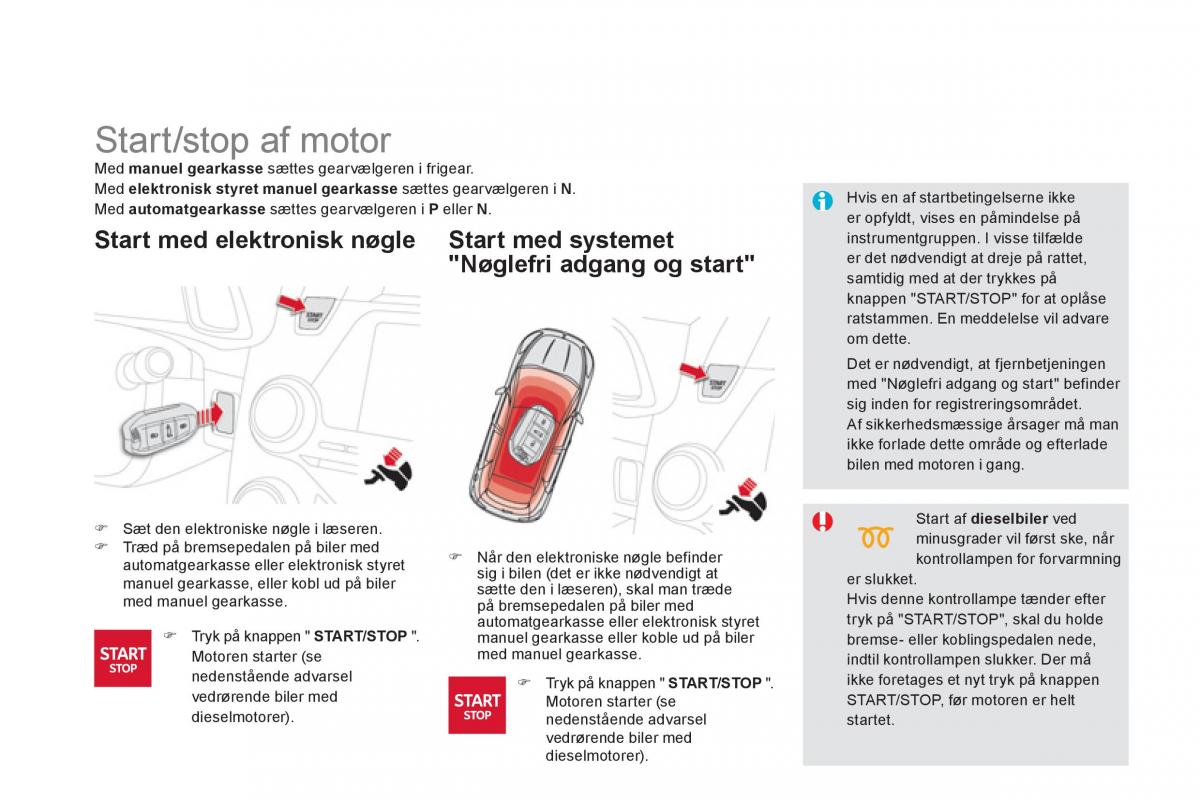 Citroen DS5 Bilens instruktionsbog / page 106