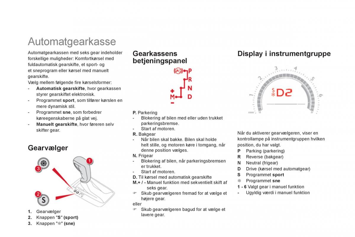 Citroen DS5 Bilens instruktionsbog / page 118